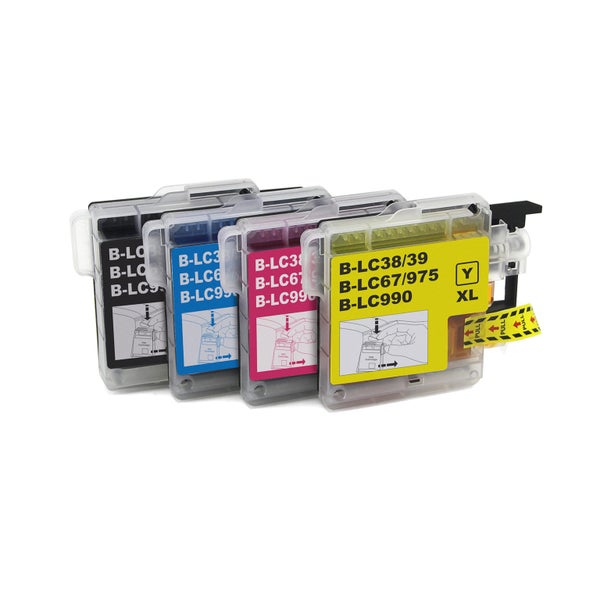 Compatible ink cartridges LC38 LC39 LC67 set of 4 bk+c+m+y Carousel 1