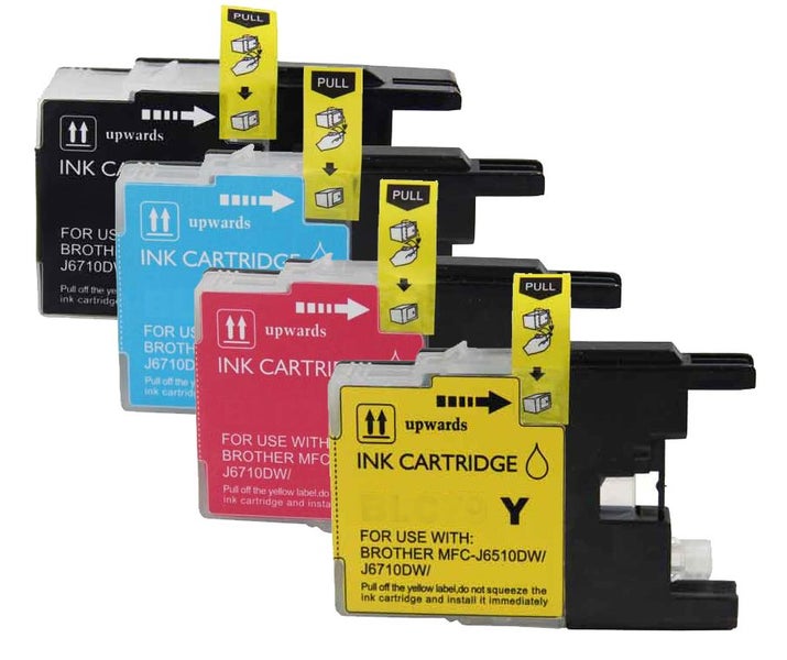 Compatible ink cartridges LC40 LC73 LC77 set of 4 bk+c+m+y Carousel 1