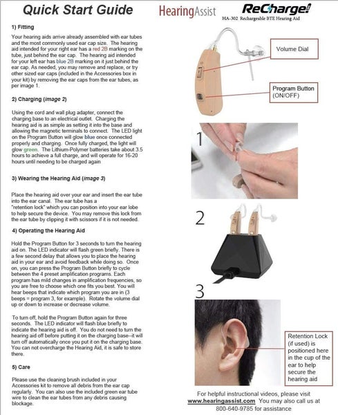 Hearing Aids Recharge, Rechargeable BTE Air Conduction Hearing Aid (Both Ears) Carousel 1