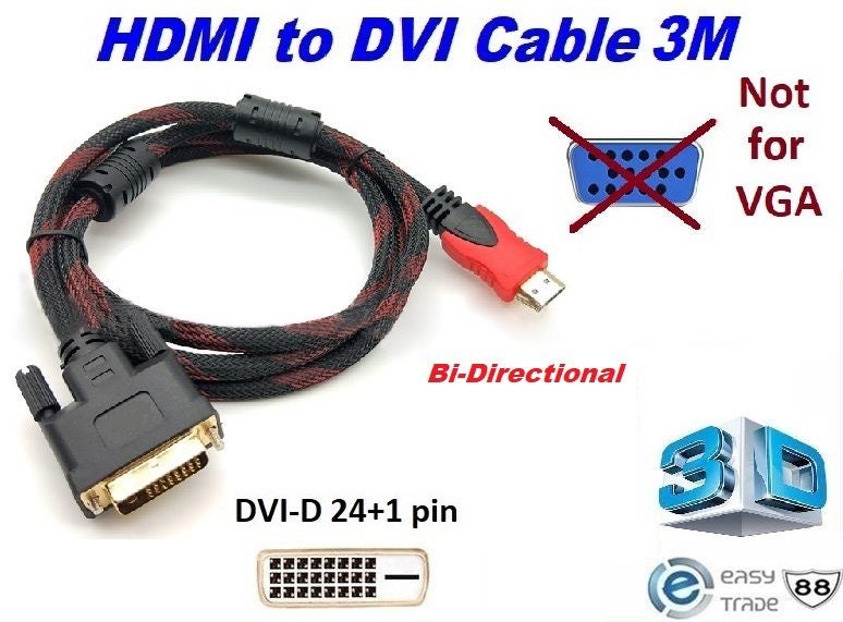 DVI TO HDMI Cable 3M Carousel 1
