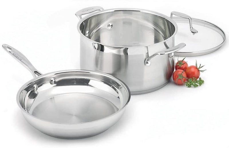 SCANPAN 2 PIECE STAINLESS STEEL IMPACT STARTER COOKWARE SET Carousel 1