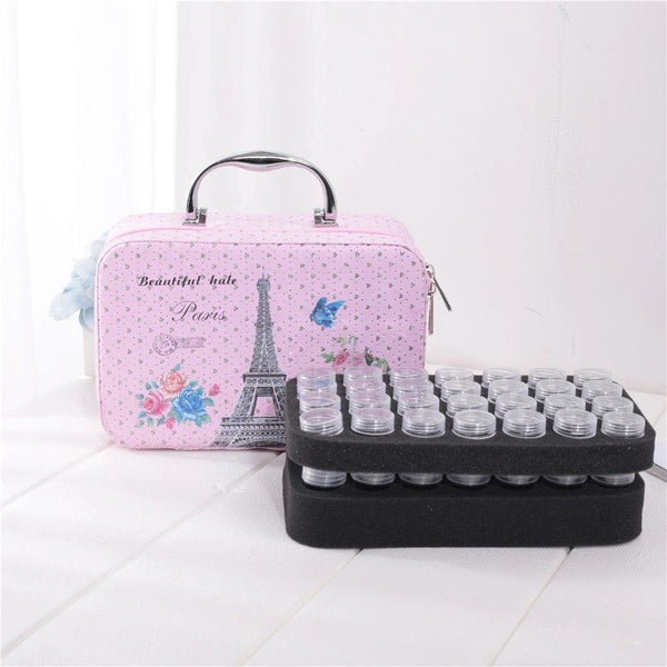 pink DIAMOND PAINTING STORAGE Carry case *** BRAND NEW **** DESIGN 2 Carousel 2