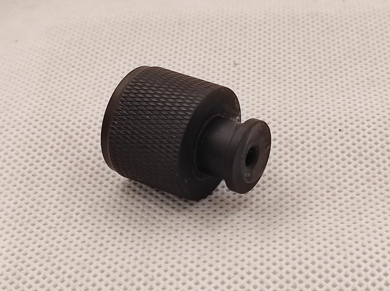 Knob Black Round Small Gripped - Cabinet Drawer and Cupboard Door Modern Carousel 2