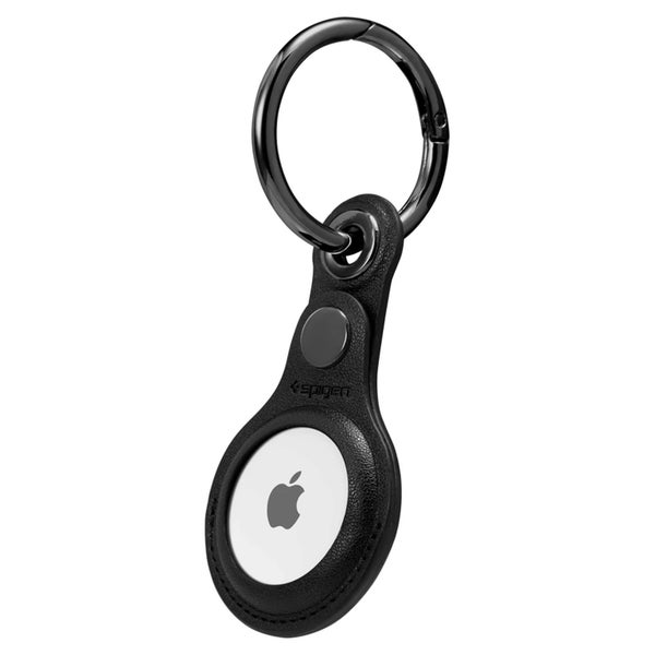 Spigen Apple AirTag Valentinus Case - Black w/ KeyRing Carousel 2