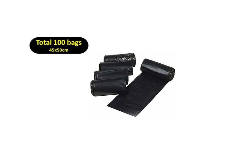 PTN 20L Rubbish Bags x 100 bags Plastic Bag Liner Tidy Cleaning Garbage Bag Bin Carousel 1