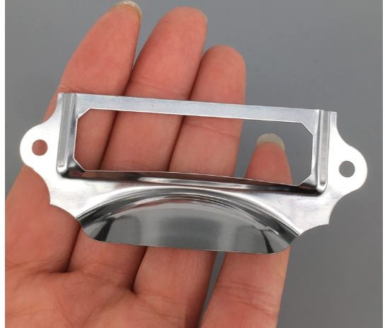 Chrome Filing Cabinet handle large 91mm Carousel 2