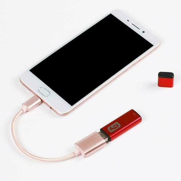 USB 3.1 Type C to USB A Female OTG USB Host Adapter Converter Braided Cable Carousel 2