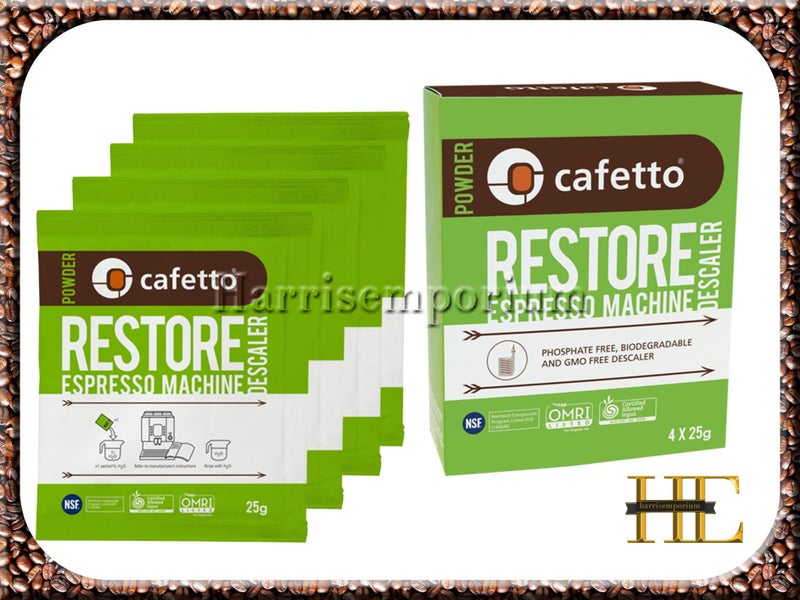 Cafetto Restore Descaler - 4x sachet pack Carousel 1