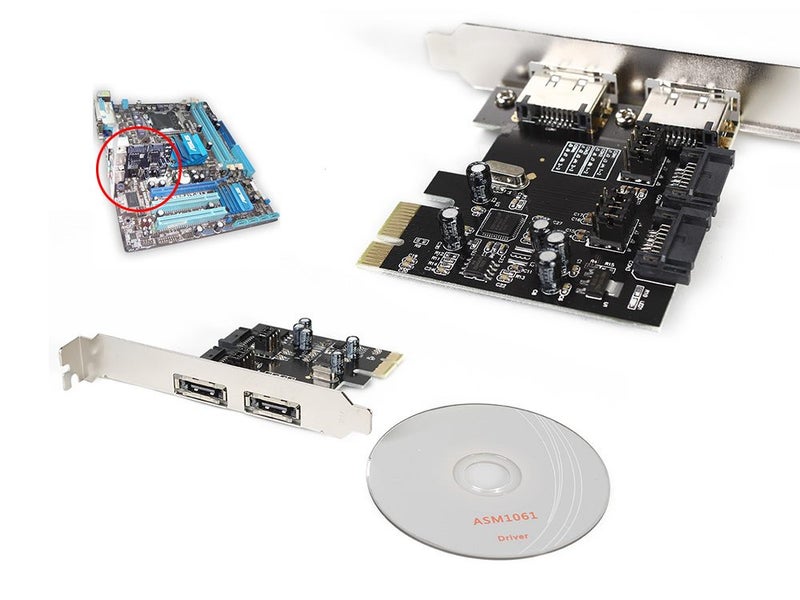 2 Port SATA 3.0 PCI-E Card Carousel 4