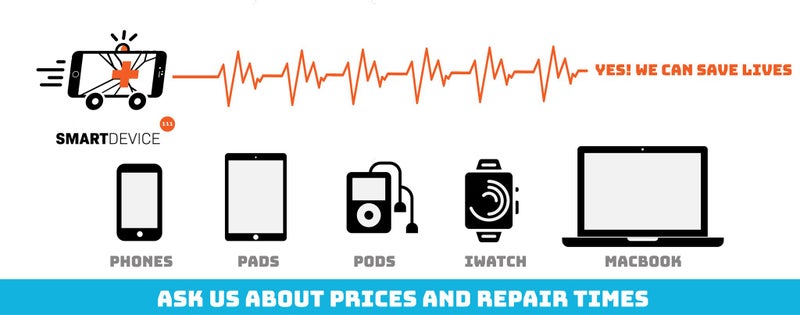 I Repair Phones, Pads, Pods, Watches Carousel 1