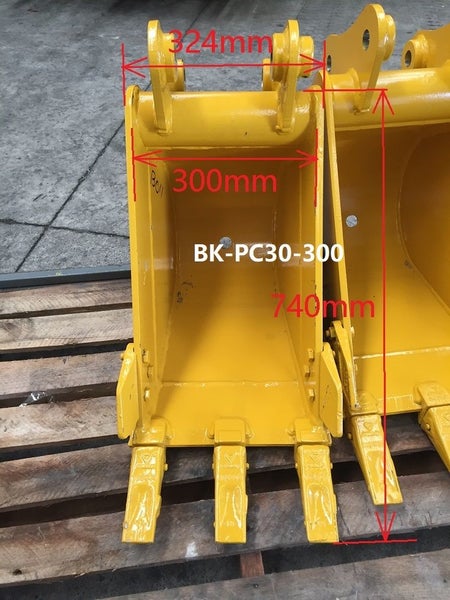 on sale - 300mm wide Bucket for Komatsu PC20R or similar Carousel 10