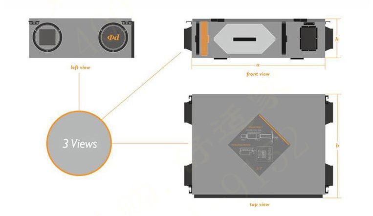 2025 Premium Heat Exchange Ventilation System for 150m2, 2-4 Rooms Carousel 6