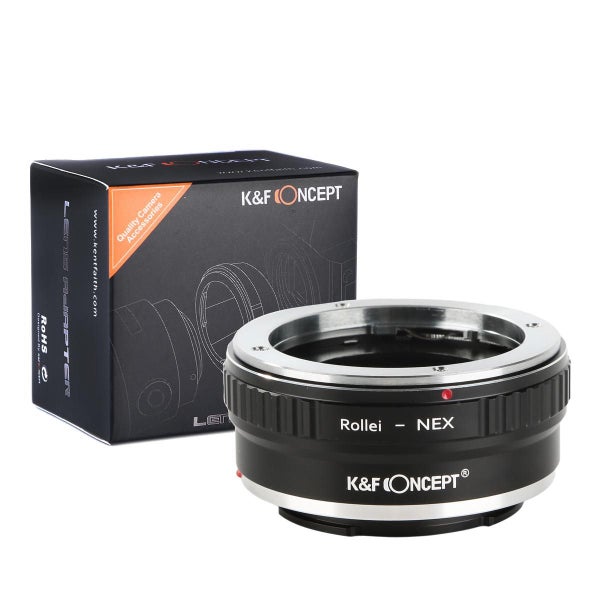 K&F Concept Rollei QBM Lenses to Sony E Mount Camera Adapter Carousel 2