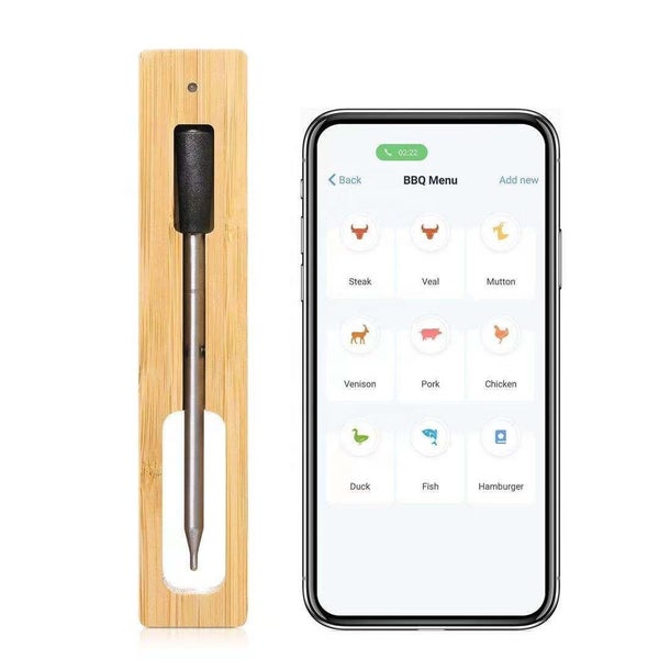 Smart Wireless Meat Thermometer :: New Model with 50m Bluetooth Range Carousel 2