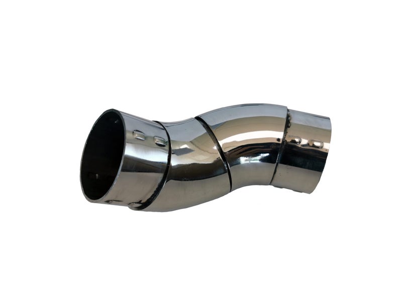 (N38) S-Shape Adjustable D50.8mm Round Handrail Connector 316 Stainless Steel Carousel 1