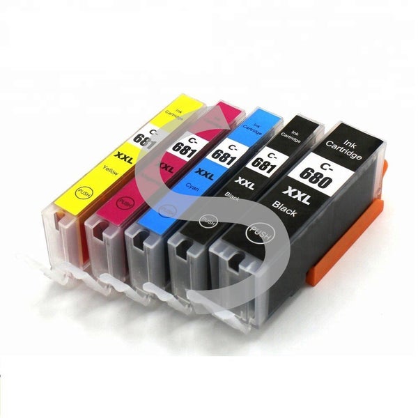 PGI680XXL CLI681XXL PGI680 CLI681 Compatible Ink for Canon full set 5 colours Carousel 1