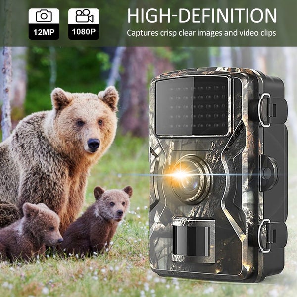 12MP HD Infrared Trail Game Camera Surveillance Cameras Scouting Hunting Camera Carousel 7
