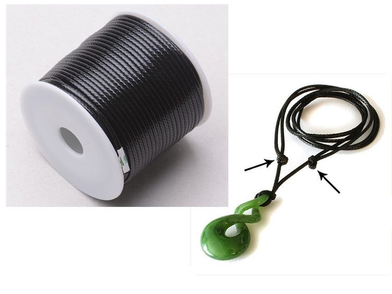 Wax Cord in Reel 2mm / 18 Metre / Black Carousel 2
