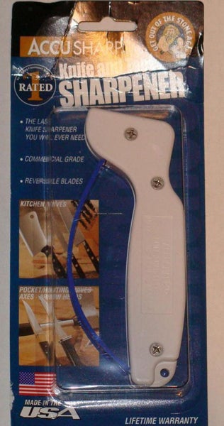 Accusharp Knife & Tool Sharpener- White Carousel 2