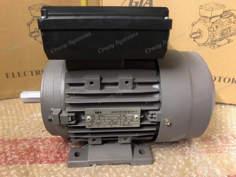 2.0HP Single Phase 2 pole 2800rpm CSCR Electric Motor Carousel 1