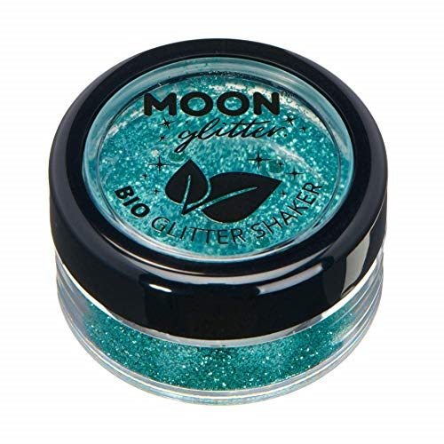 Biodegradable Eco Glitter Shakers by Moon Glitter Turquoise Cosmetic Bio Festiva Carousel 1