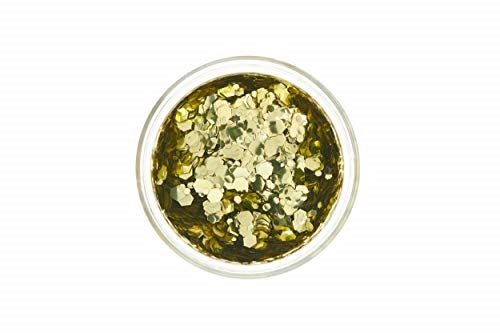 Biodegradable Eco Chunky Glitter by Moon Glitter Gold Cosmetic Bio Festival Carousel 5