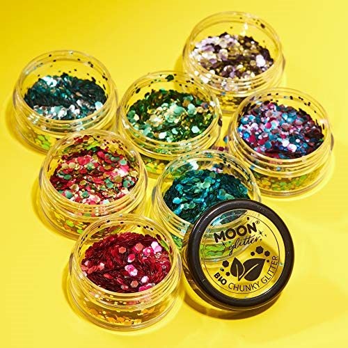 Mystic Biodegradable Eco Chunky Glitter by Moon Glitter Masquerade Cosmetic Carousel 2