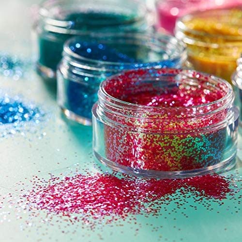 Iridescent Glitter Shakers by Moon Glitter Orange Cosmetic Festival Makeup Glitt Carousel 6