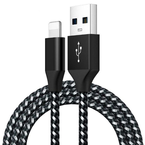 Apple Braided USB Fast Charger Cable 2M Carousel 1