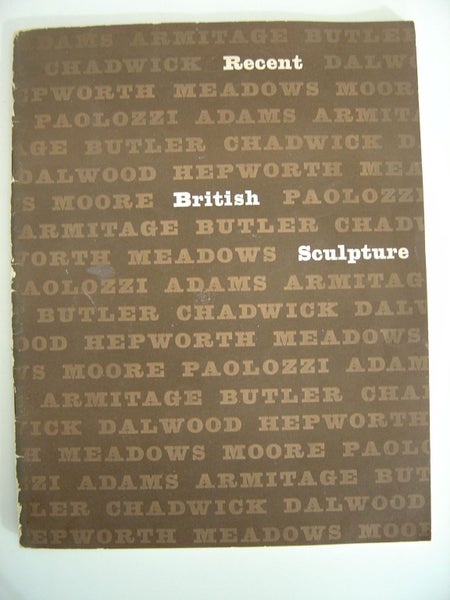Recent British Sculpture 1961-63 Mid cent Design Carousel 1