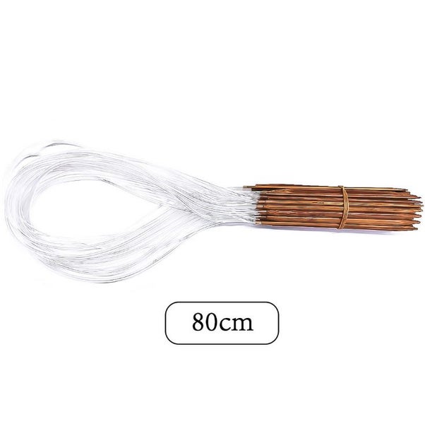 18pcs Circular Bamboo Knitting Needles Set Kit with Plastic Tube 2.0 to 10mm Carousel 4