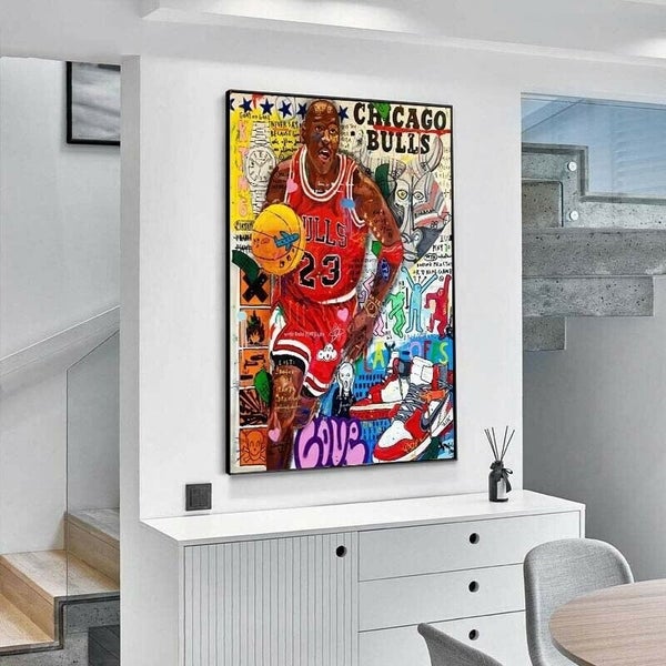 Free Shipping Canvas Art - Michael Jordon Carousel 2