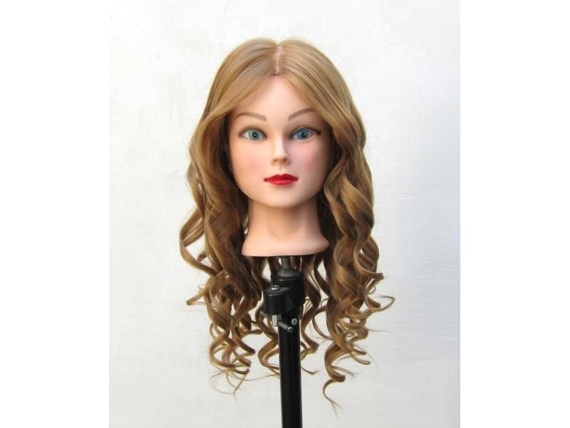 65cm Mannequin Head With 90 Human Hair For Training Hair Styling Carousel 2