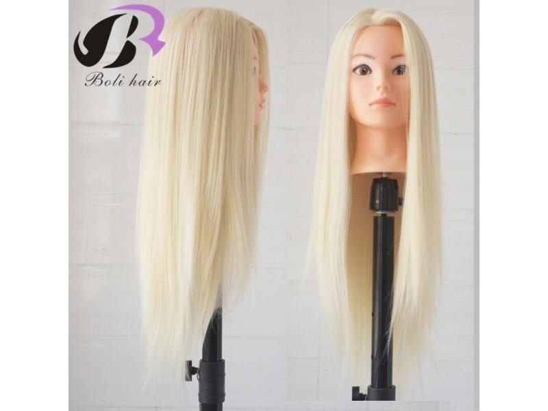 70cm Hairdresser Training Head Female Dummy Head For Hairstyles Practice Carousel 1