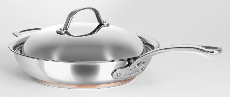 Saute Pan with Lid and Handle - Chasseur Le Cuivre (28cm) Carousel 1