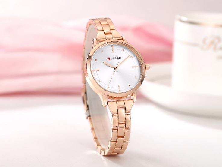 Curren Casual Rose Gold Quartz Fashion Watch Carousel 1