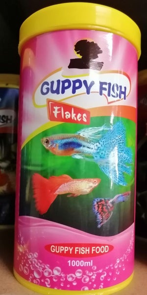 Guppy Fish Flake 1000ml/140g Carousel 1
