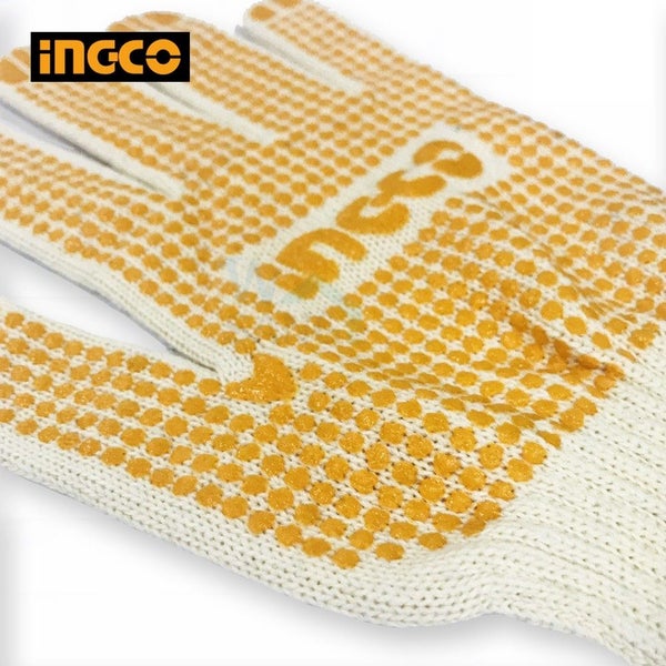 Knitted & PVC Dots Gloves 12 PAIRS (XL)64473546840961111