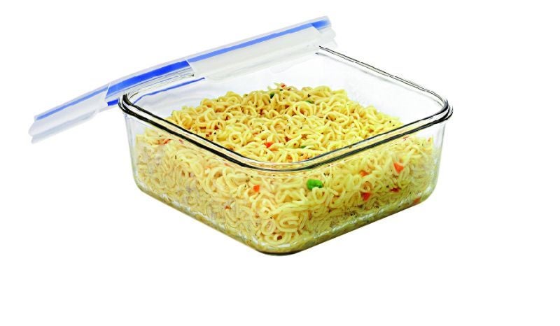 Square Glass Food Container - Tempered (2600ml) Carousel 1