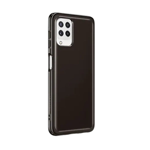 Samsung Galaxy A22 6.4" 4G LTE (2021) Soft Clear Cover Case - Black Carousel 2