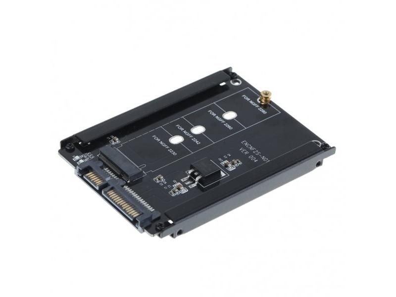 ALLOYSEED Black Metal Case B M Key M.2 NGFF SSD To 2.5 SATA 6Gb/s Adapter Card Carousel 1