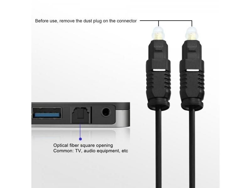 Digital Optical Audio Cable Adapter Toslink Gold Plated 1m-30m SPDIF Cable For Carousel 1