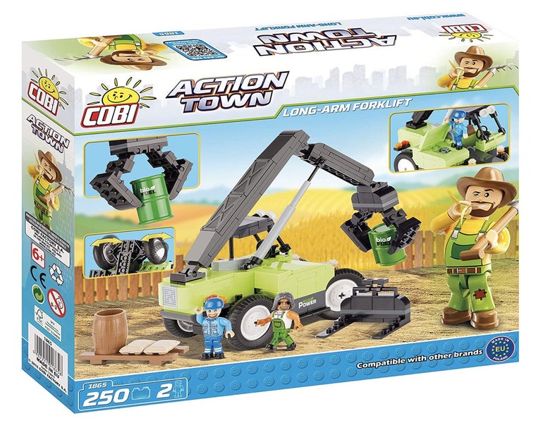 Cobi - Action Town 1865 LONG ARM FORKLIFT 250pcs Carousel 2