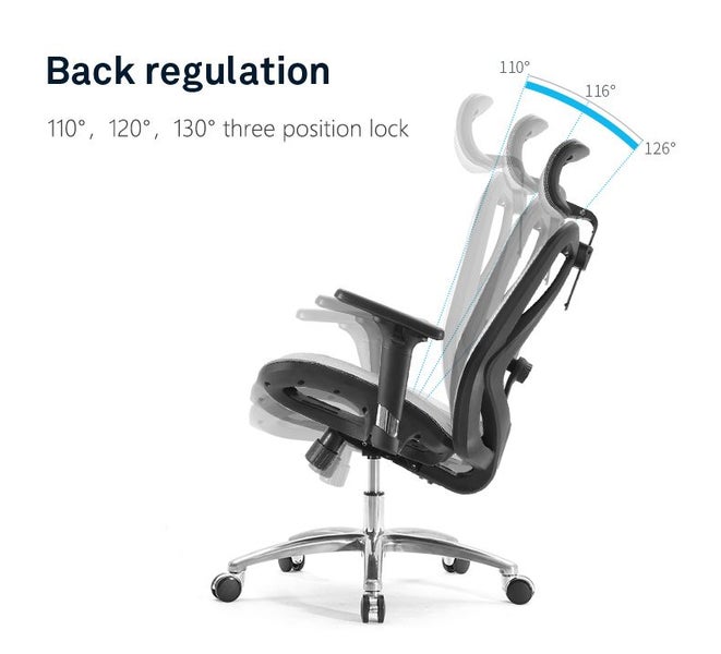 Sihoo M57 Ergonomic Office Chair (Light Gray)62863219576834112