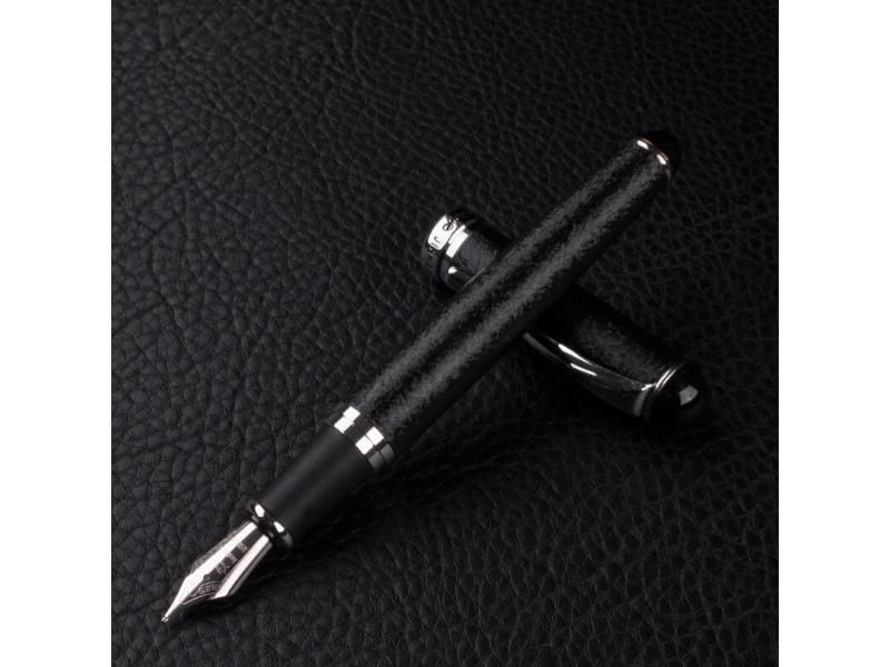 JINHAO X750 BLACK 18KGP 0.7mm BROAD NIB FOUNTAIN PEN SHIMMERING SANDS Carousel 2