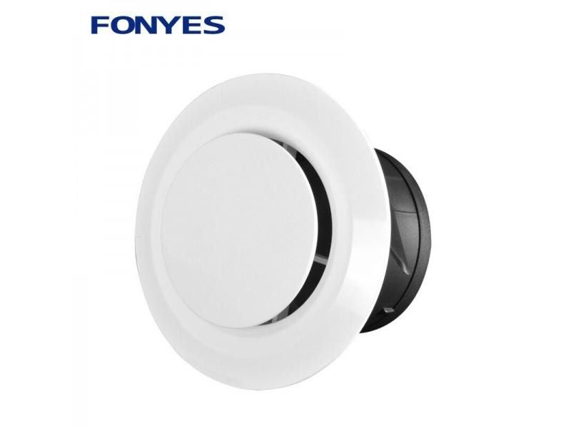 3/4/6 Inch Plastic Air Vent Cover For Round Duct Pipe 75/100/150mm Carousel 1