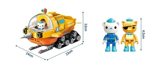 Octonauts brick GUP-S Polar Exploration Vehicle Barna kwazii Carousel 10