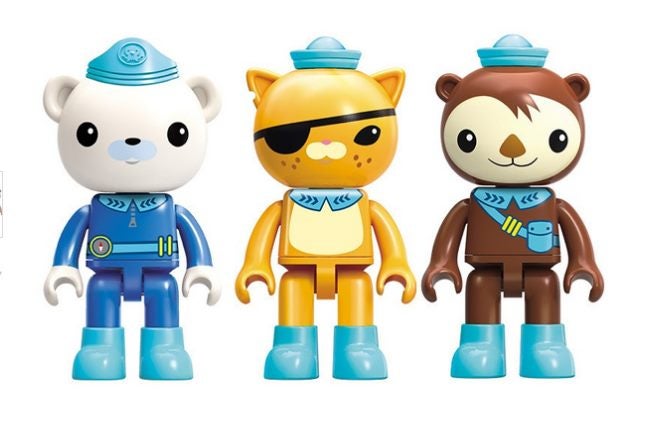 Octonauts brick GUP-X, Rescue Vehicle & Barnacles shellingto Carousel 9