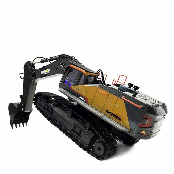 RC excavator Digger, HUINA 1592, 1:14, 2.4G, 22CH, Alloy, Rechargeable Carousel 8