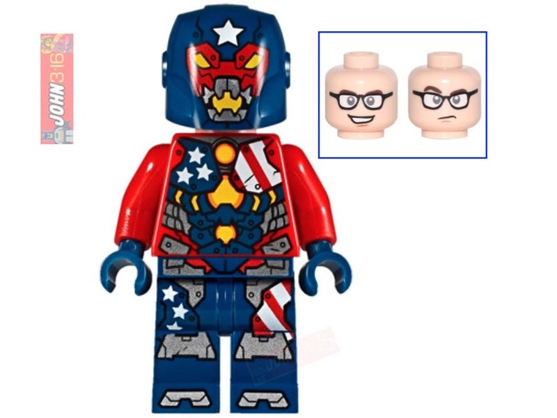 AWESOME LEGO SUPER HEROES AVENGERS MINIFIGURE - JUSTIN HAMMER Carousel 1